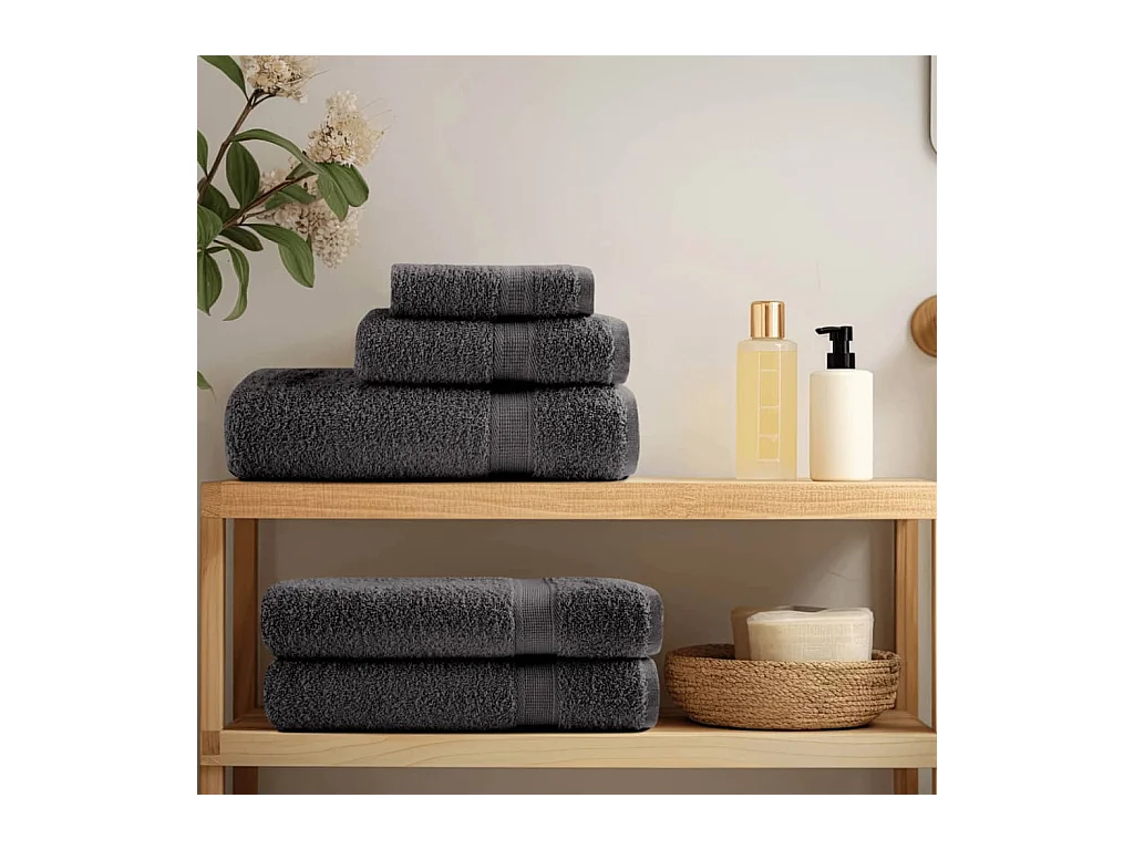 Serviettes de bain de qualité supérieure 2 pcs 100% coton FR385042