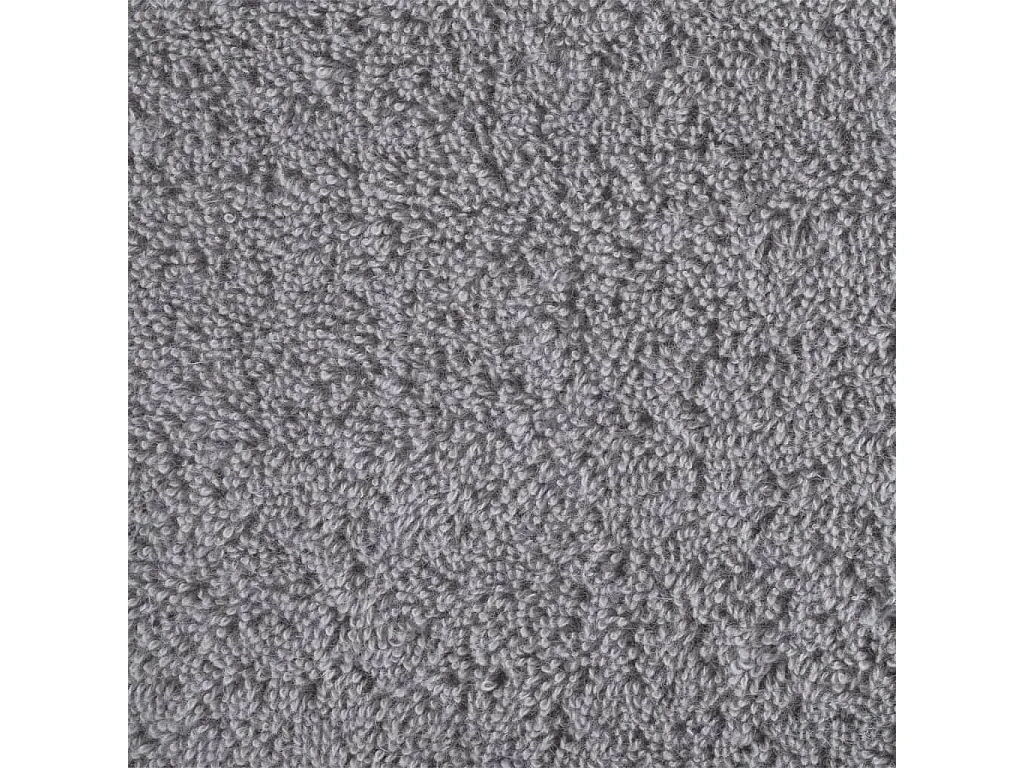 Toallas de baño 4 uds 100% algodón gris 100x150 cm 600 gsm ES934950