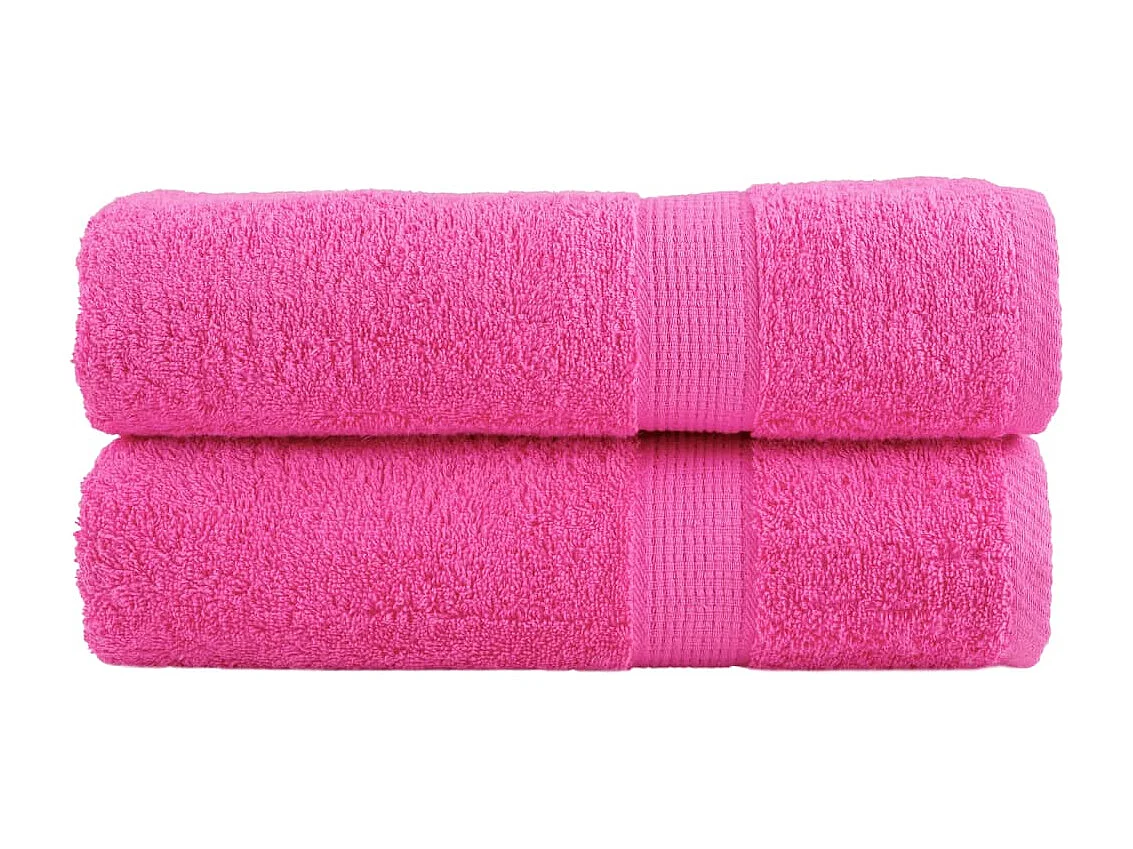 Serviettes de bain de qualité supérieure 2 pcs 100% coton FR400865