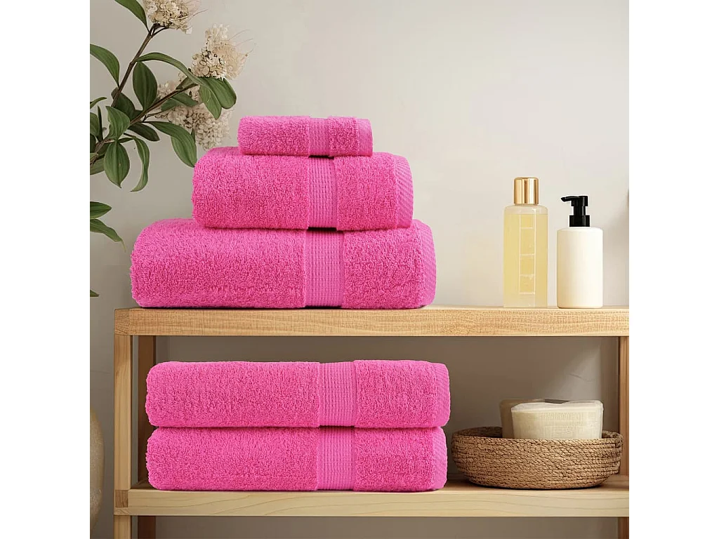 Serviettes de bain de qualité supérieure 2 pcs 100% coton FR400865