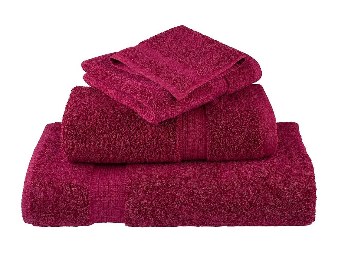 Serviettes de bain de qualité supérieure 10 pcs 100% coton FR832339