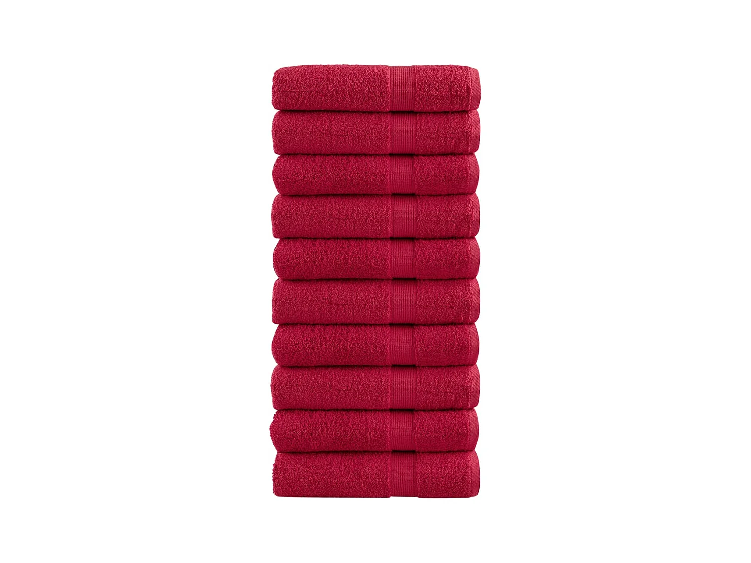 Serviettes de bain de qualité supérieure 10 pcs 100% coton FR725005