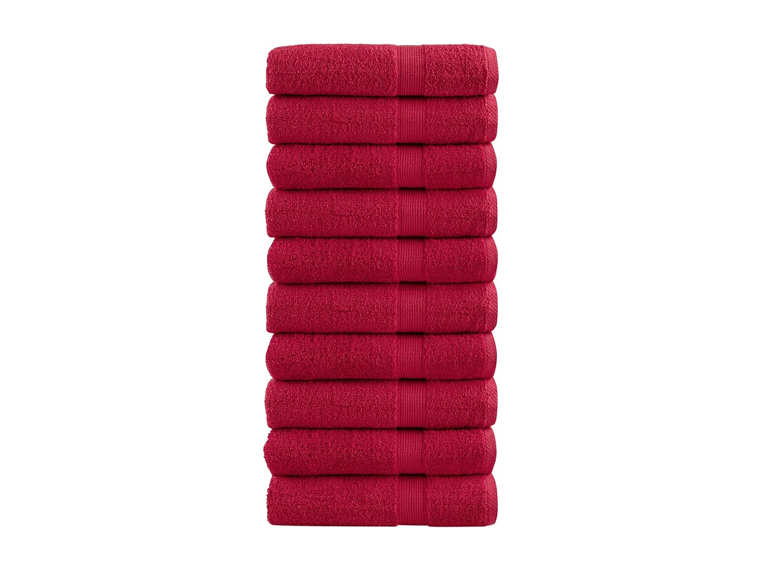 Serviettes de bain de qualité supérieure 10 pcs 100% coton FR725005