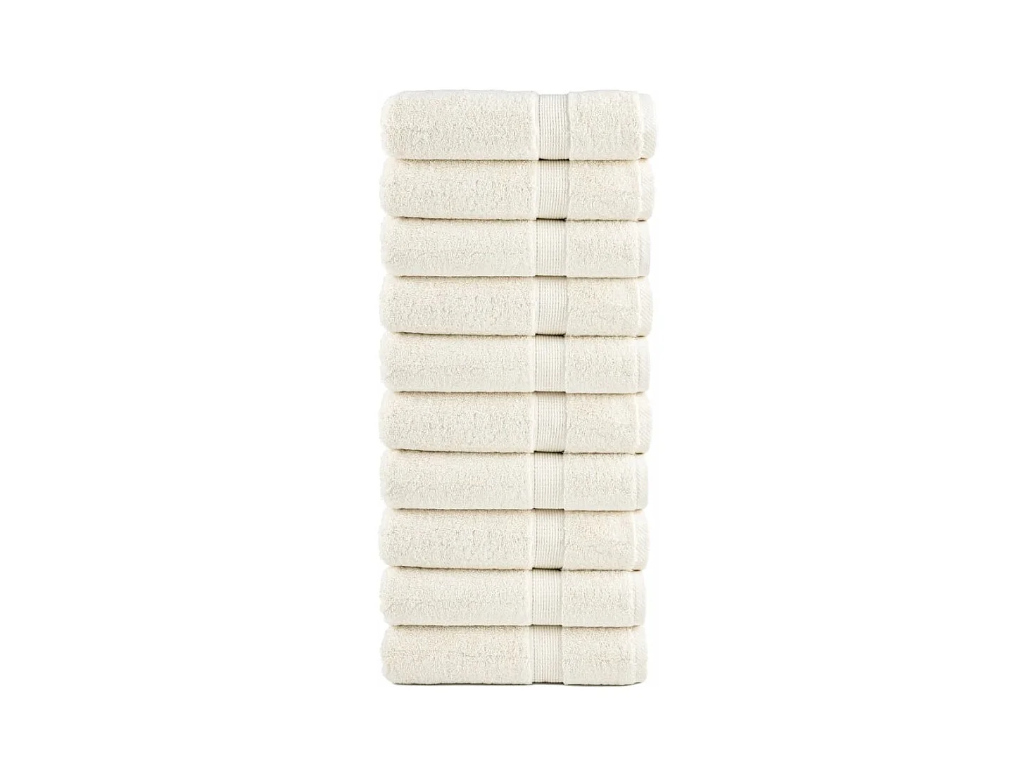 Serviettes de bain de qualité supérieure 10 pcs 100% coton FR905020