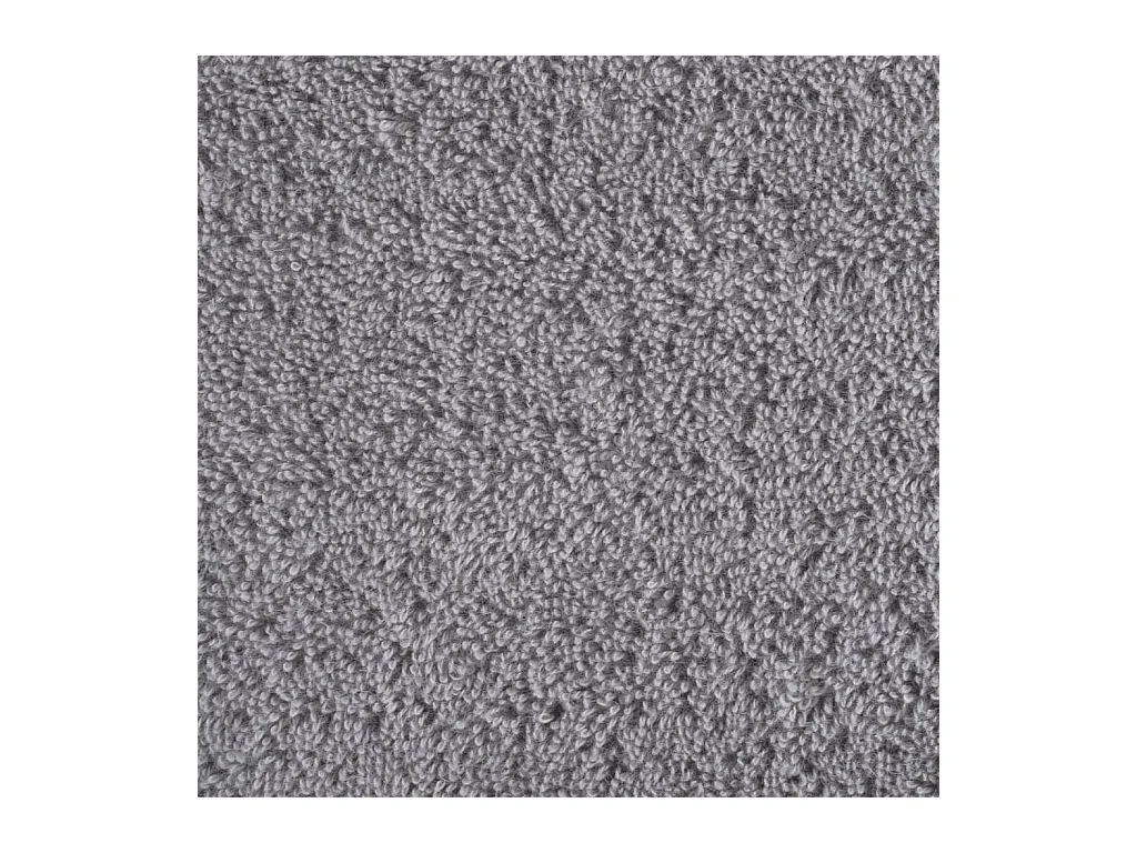 Serviettes de bain de qualité supérieure 2 pcs gris 100% coton FR482149