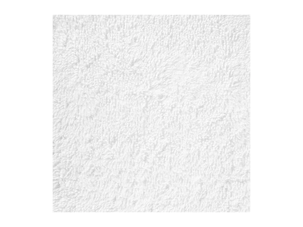 Serviettes de bain de qualité supérieure 4 pcs blanc 100% coton FR674478