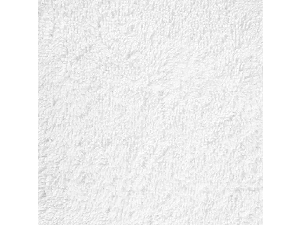 Serviettes de bain de qualité supérieure 4 pcs blanc 100% coton FR674478