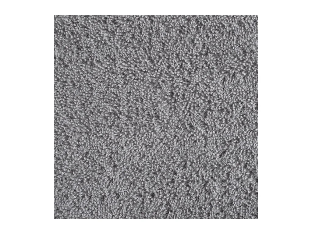 Serviettes de bain de qualité supérieure 10 pcs gris 100% coton FR905725