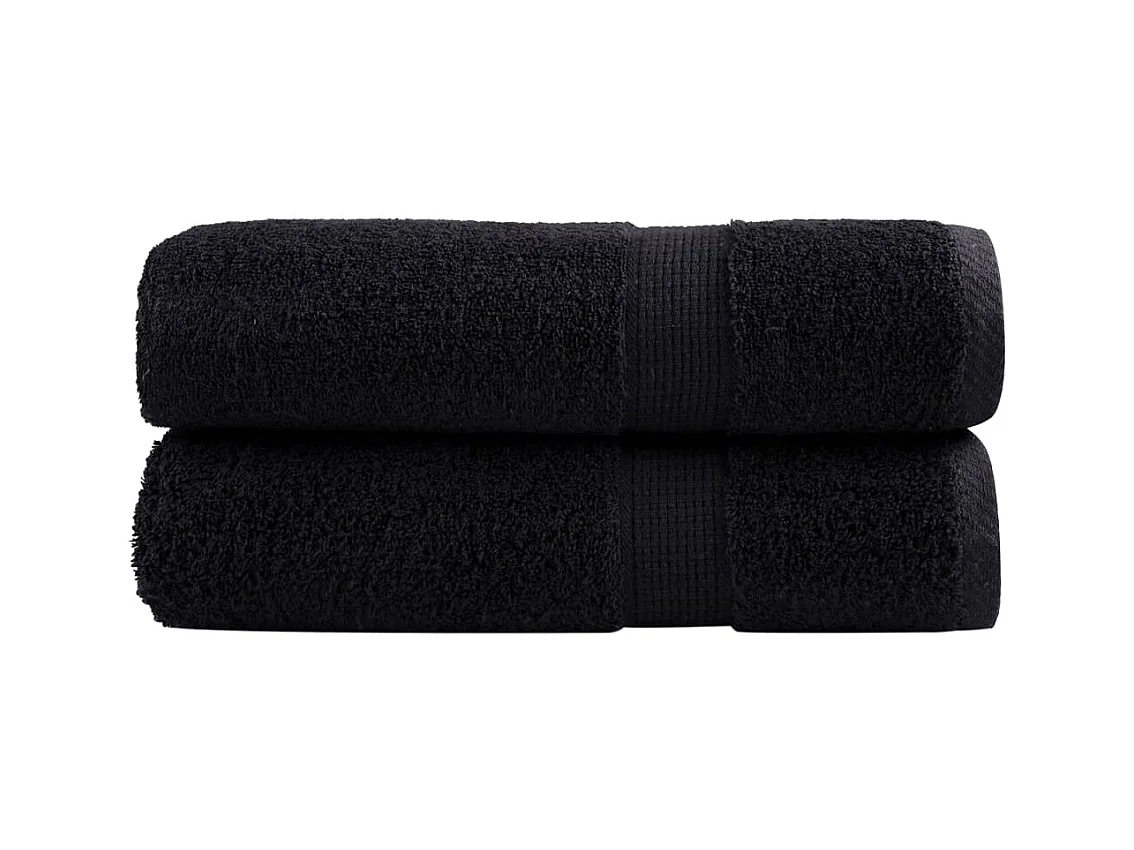 Serviettes de bain de qualité supérieure 2 pcs 100% coton FR519727