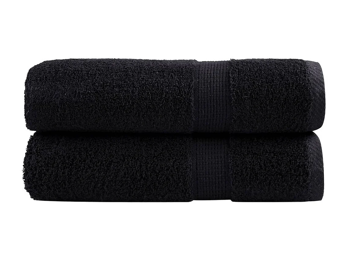 Serviettes de bain de qualité supérieure 2 pcs 100% coton FR519727