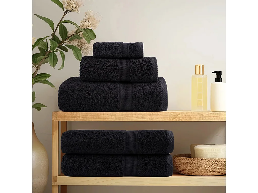 Serviettes de bain de qualité supérieure 2 pcs 100% coton FR519727