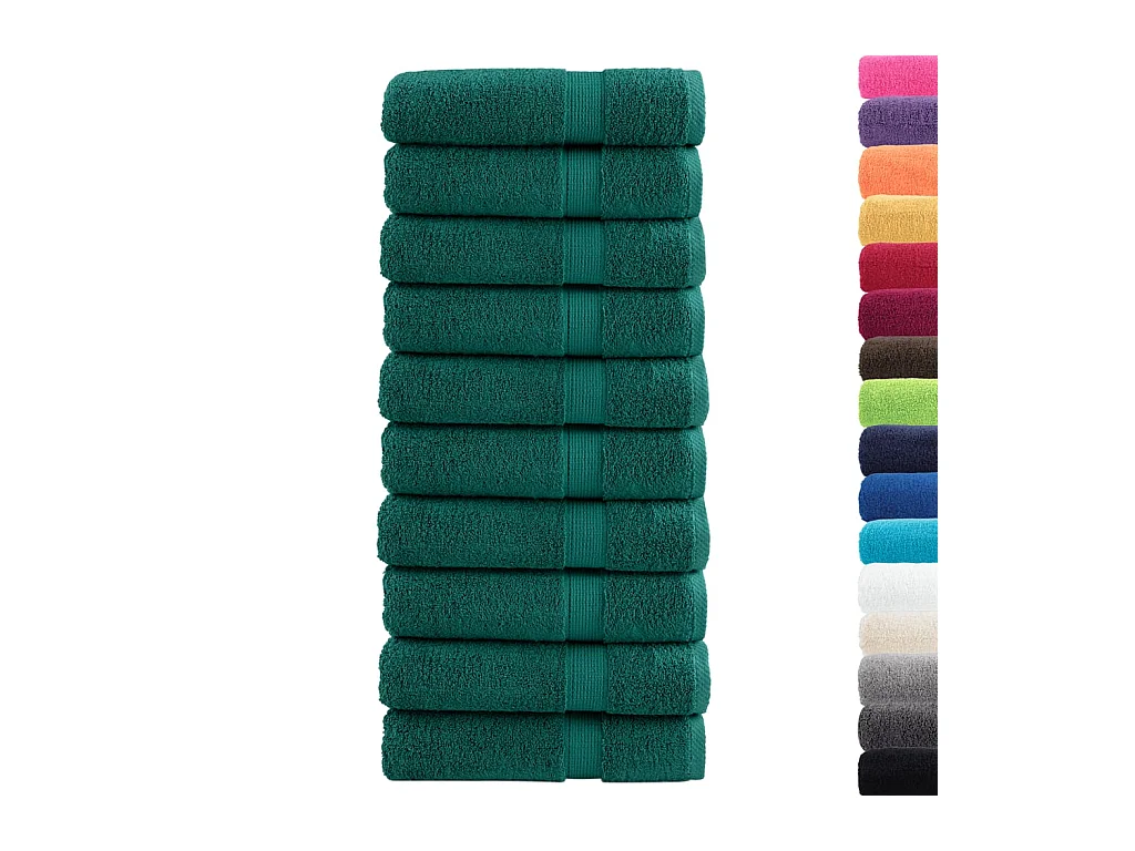 Badhanddoeken SOLUND 10 st 600 g/m² 100x150 cm BE324956