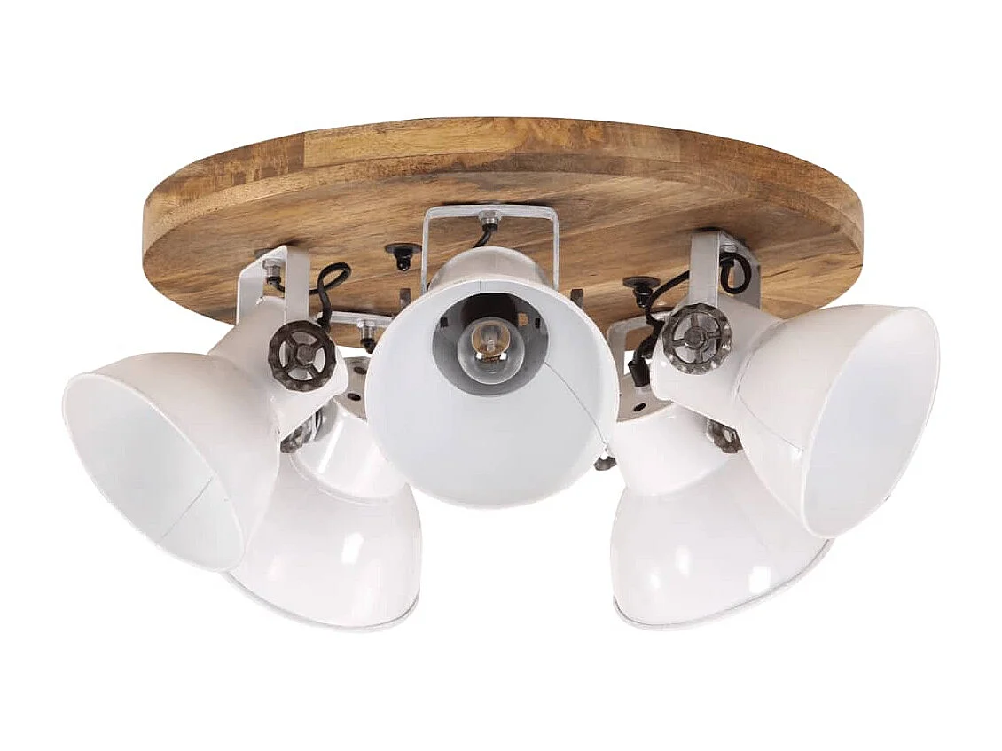 Plafonnier 25 W blanc 50x50x25 cm E27 FR683346