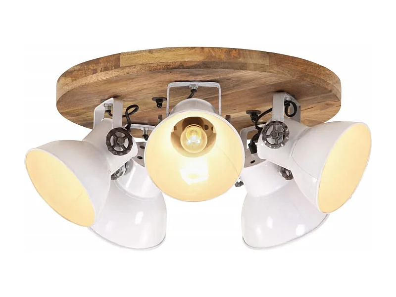 Plafonnier 25 W blanc 50x50x25 cm E27 FR683346