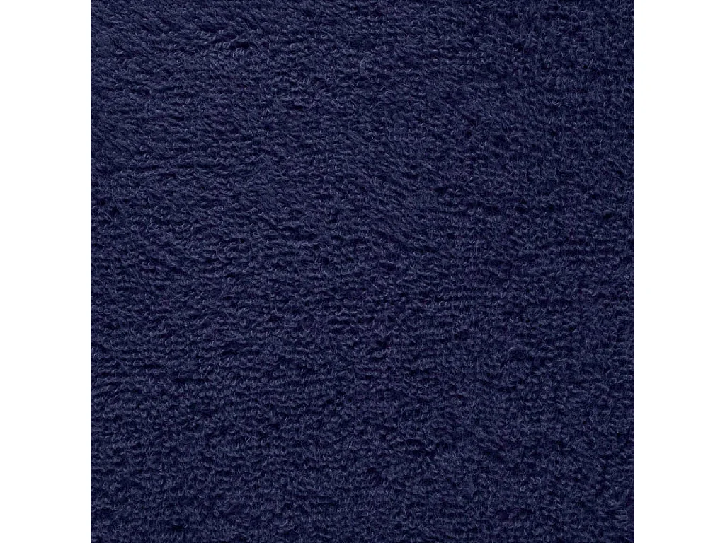 Toallas de baño 2 uds 100% algodón azul marino 100x150cm 600gsm ES602861