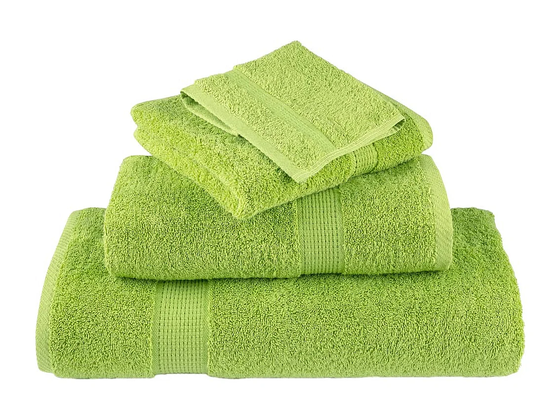 Serviettes de bain de qualité supérieure 10 pcs 100% coton FR708656