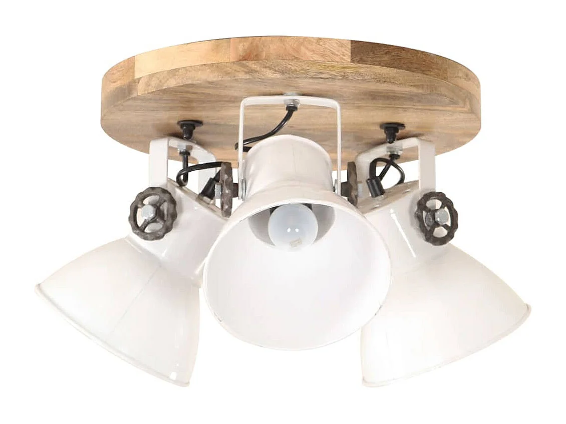 Lámpara de techo industrial 25 W blanco 42x27 cm E27 ES453830