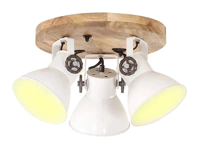 Lámpara de techo industrial 25 W blanco 42x27 cm E27 ES453830