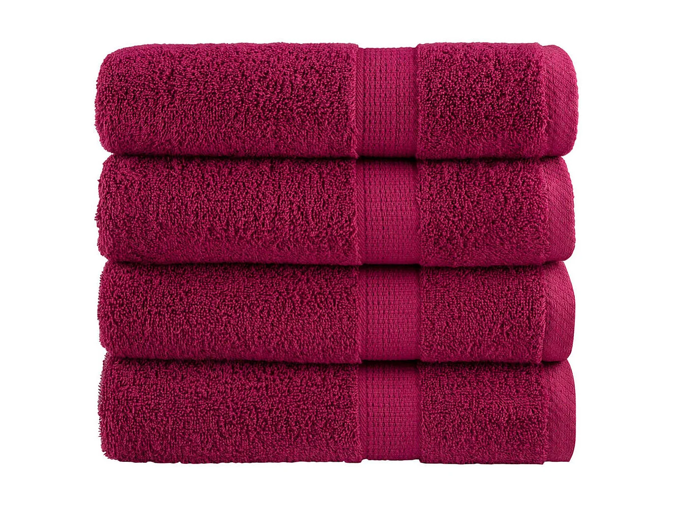 Serviettes de bain de qualité supérieure 4 pcs 100% coton FR974524