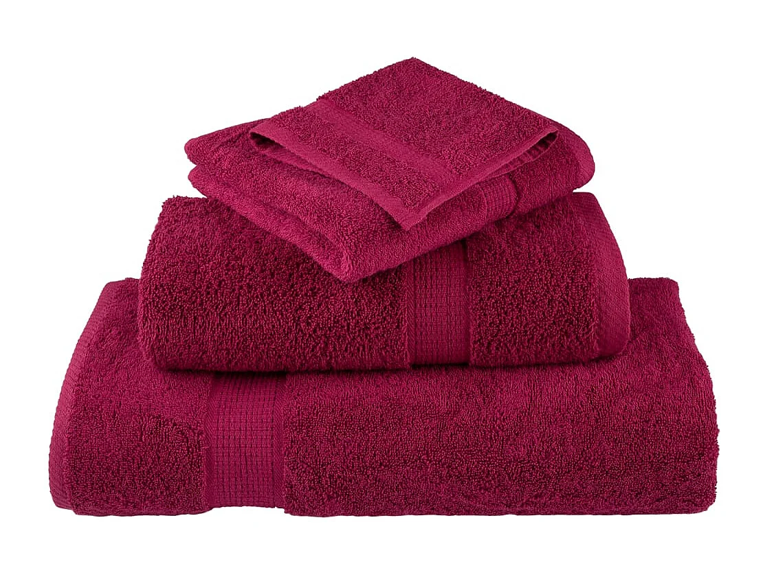 Serviettes de bain de qualité supérieure 4 pcs 100% coton FR974524