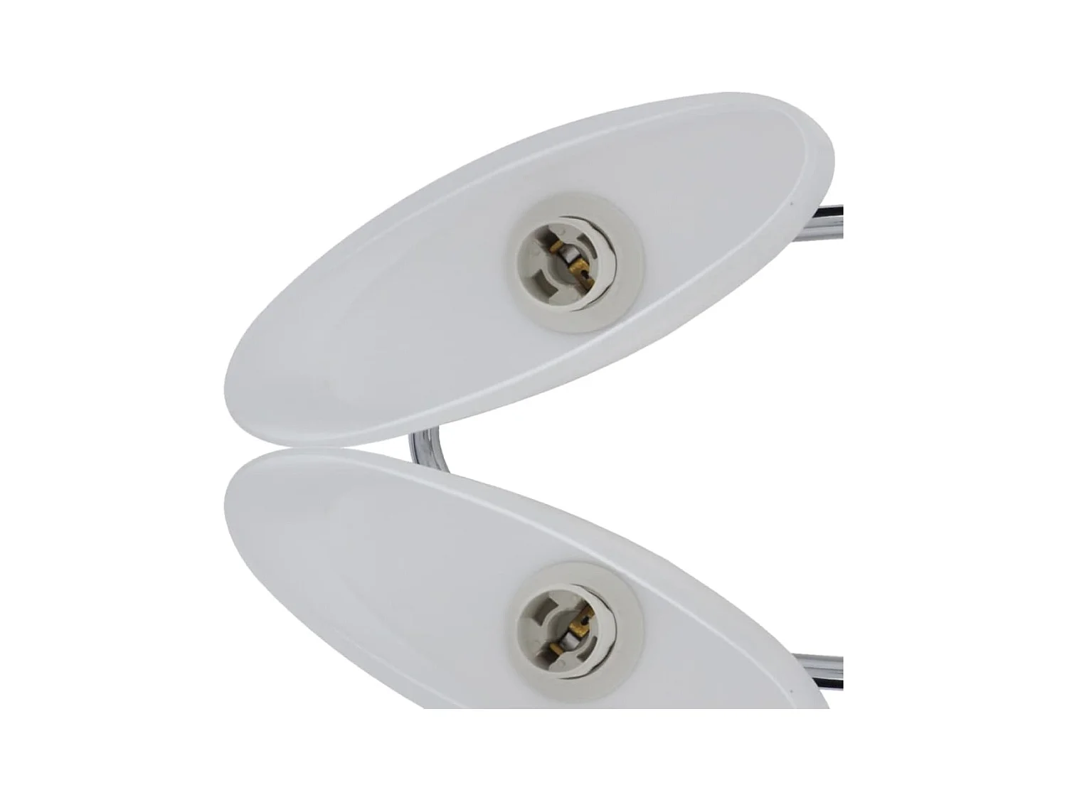 Plafonnier avec abat-jour en verre pour 4 ampoules E14 FR281050