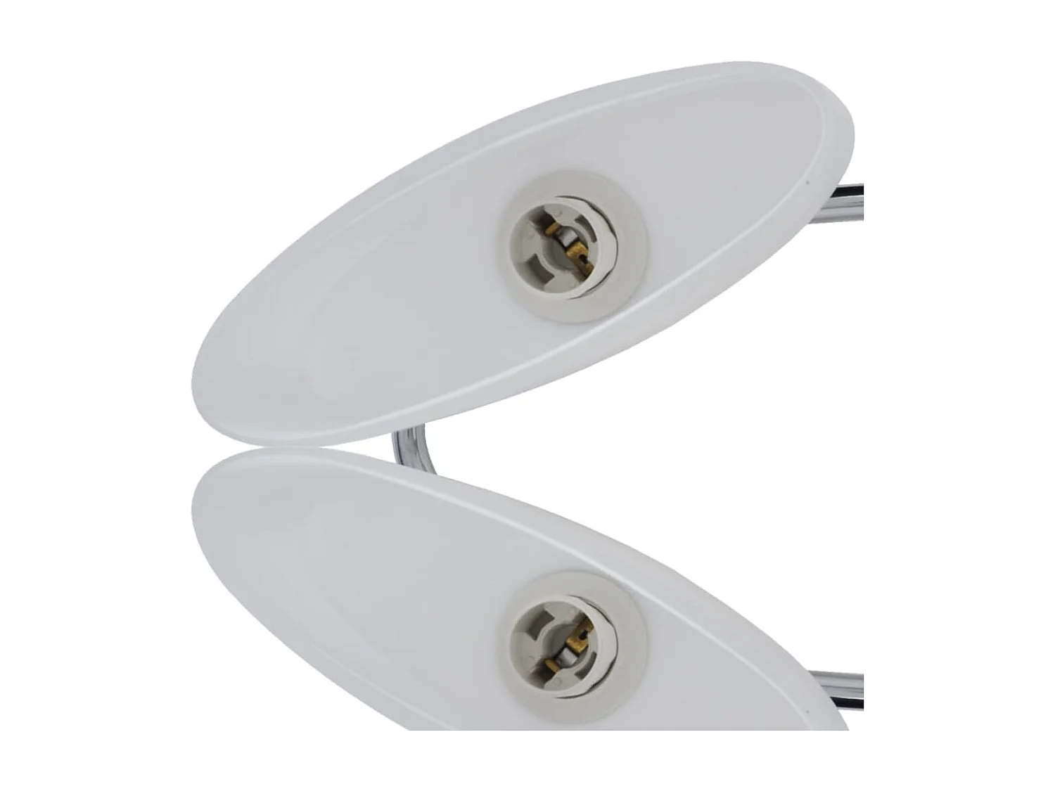 Lámpara de techo pantalla cristal elipse 4 bombillas E14 ES597523