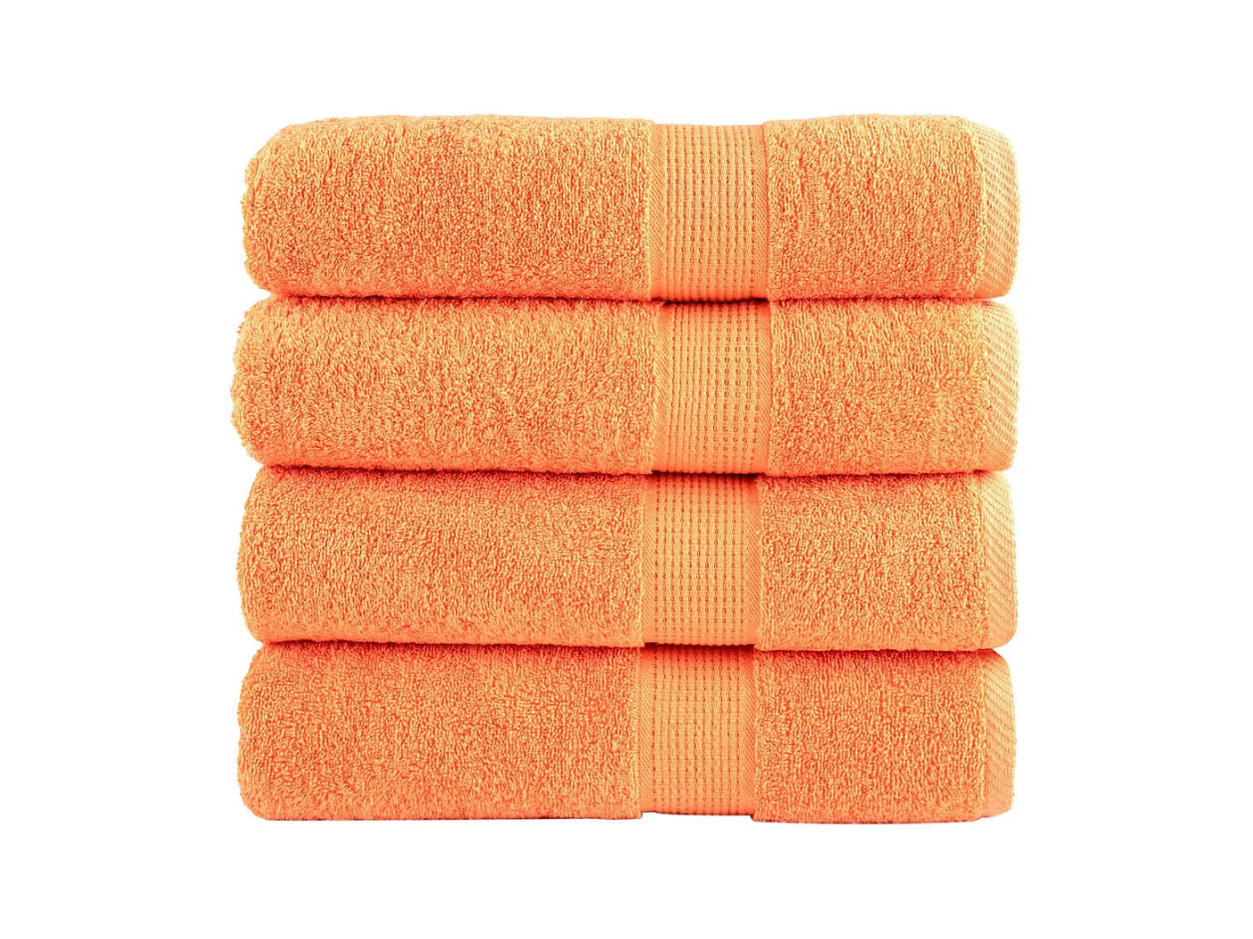 Serviettes de bain de qualité supérieure 4 pcs 100% coton FR684523