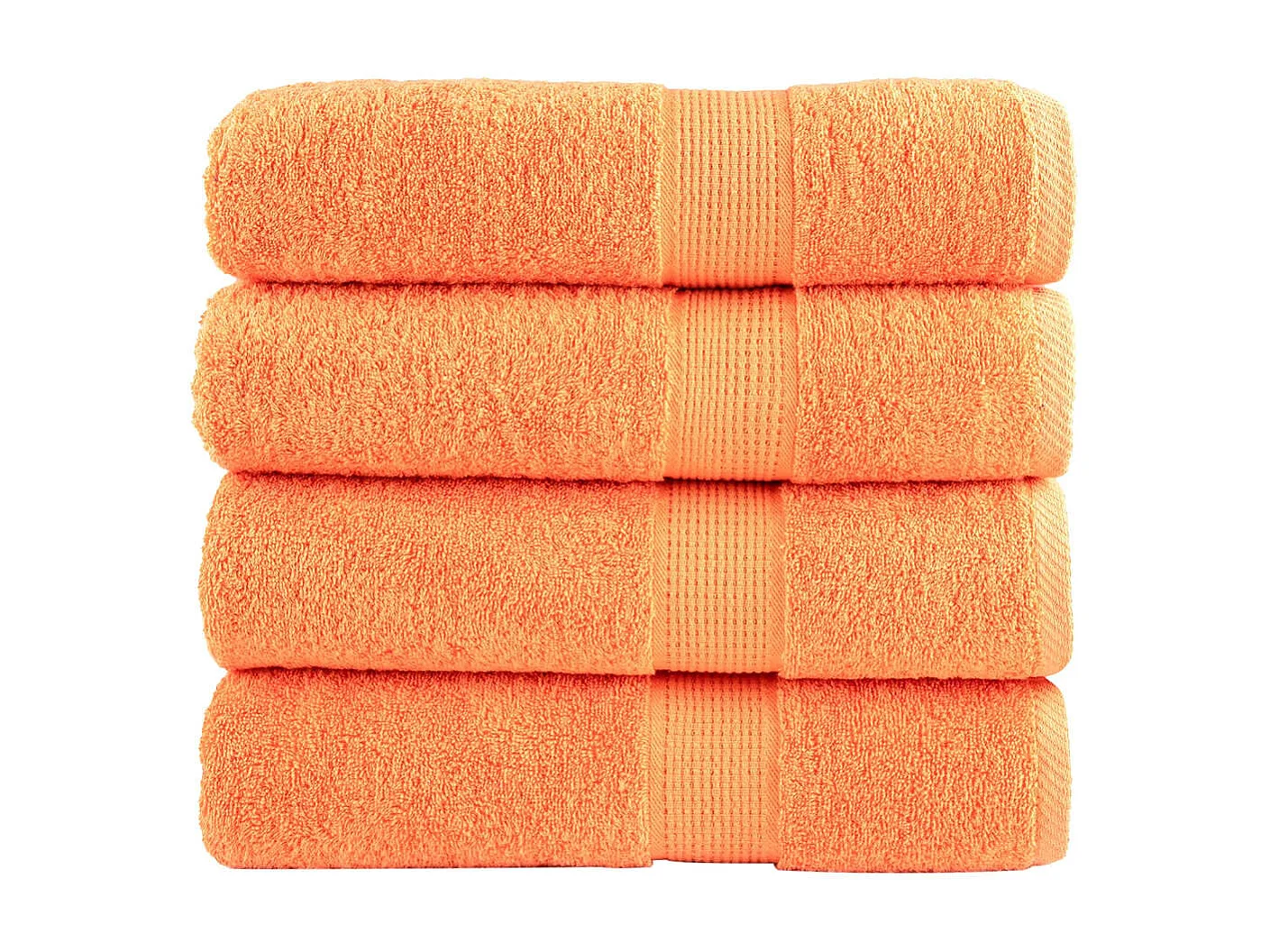 Serviettes de bain de qualité supérieure 4 pcs 100% coton FR684523