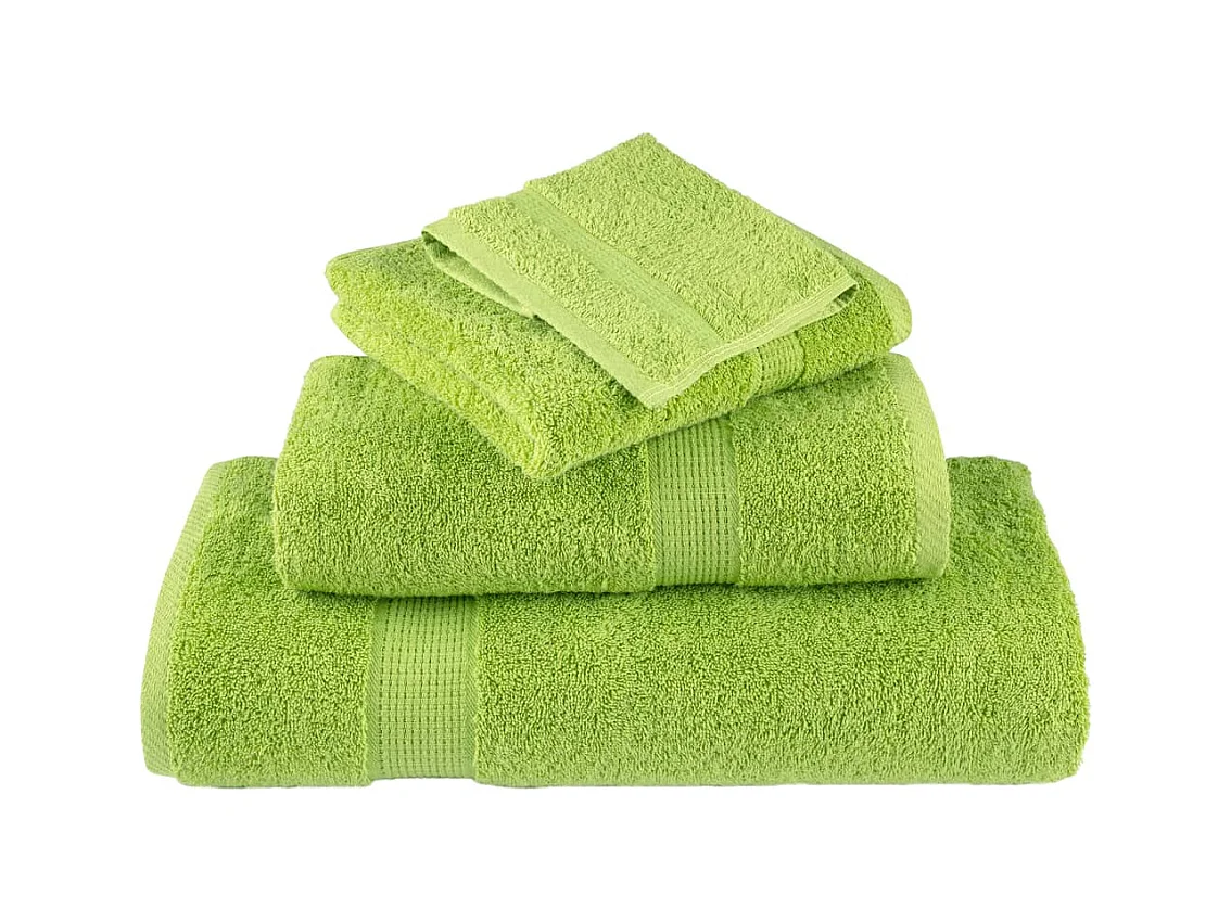 Serviettes de bain de qualité supérieure 4 pcs 100% coton FR816228