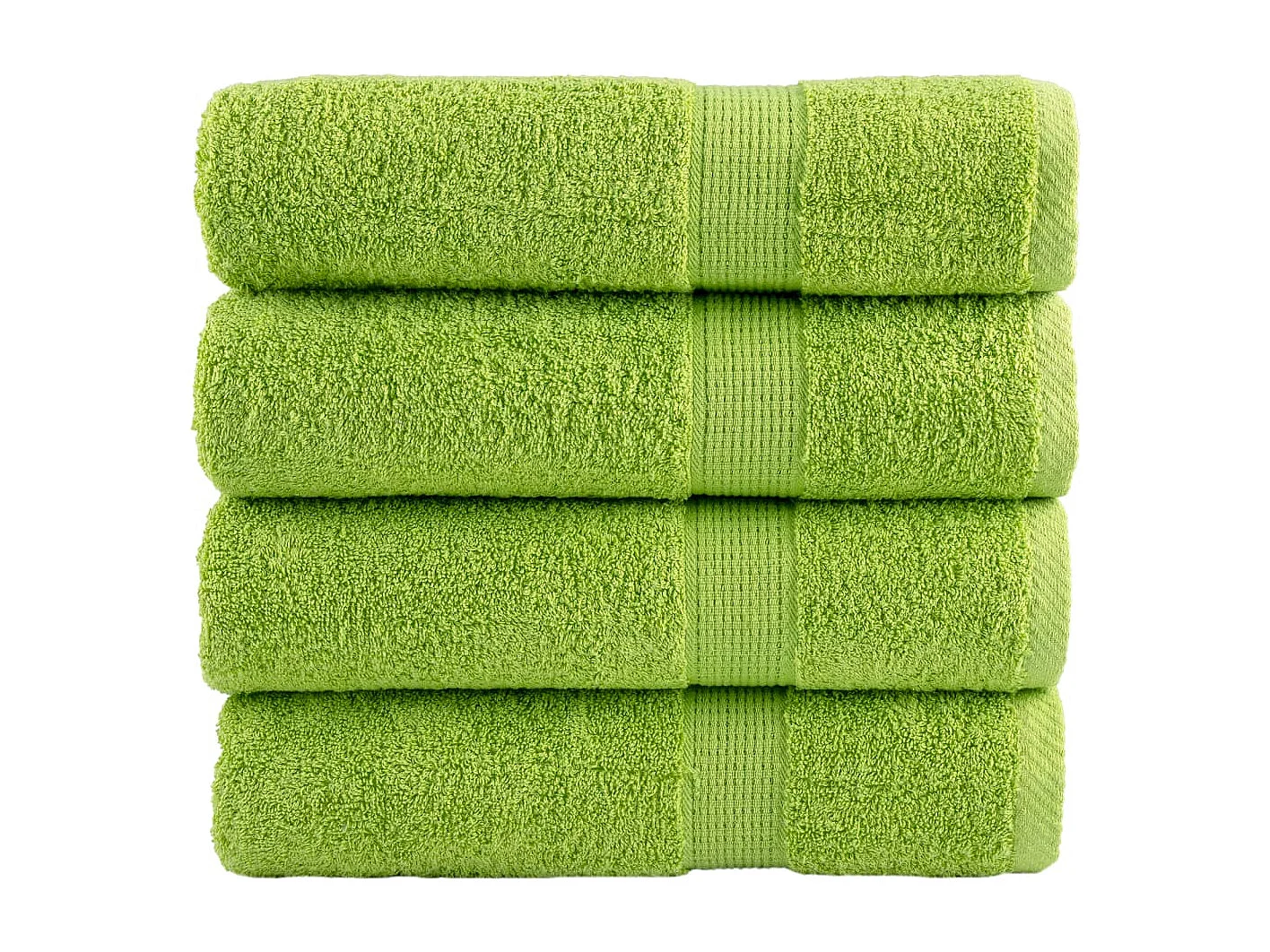Serviettes de bain de qualité supérieure 4 pcs 100% coton FR816228