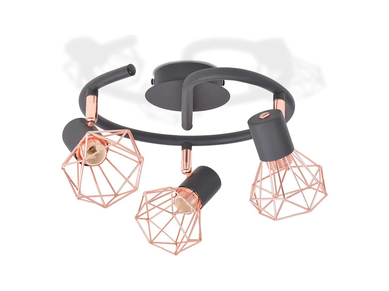 Plafonnier avec 3 ampoules LED à filament 12 W FR997611