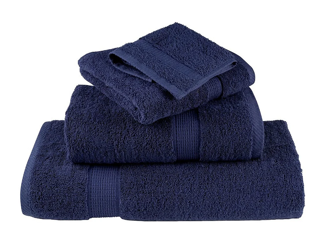 Serviettes de bain de qualité supérieure 10 pcs 100% coton FR187323