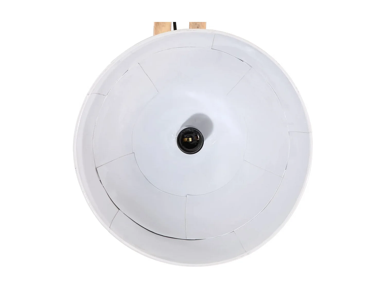 Lámpara de techo blanca 25 W E27 105x30x65-108 cm ES841140