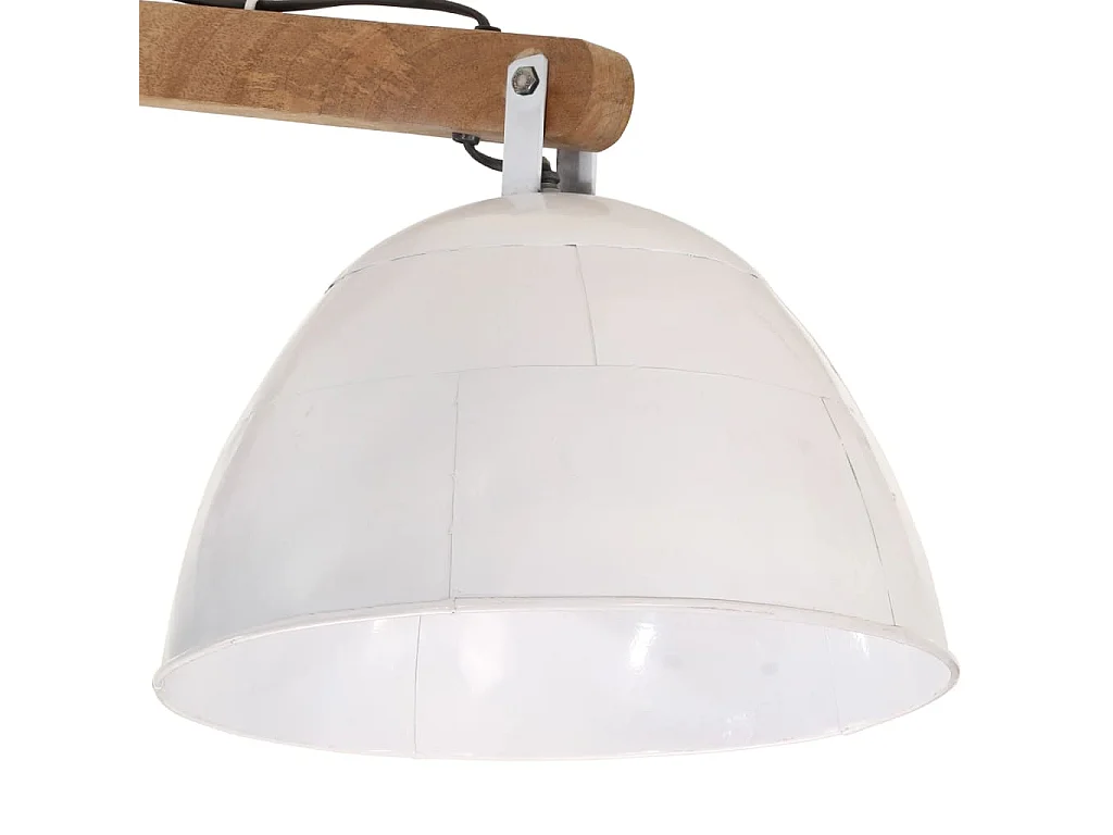 Lámpara de techo blanca 25 W E27 105x30x65-108 cm ES841140