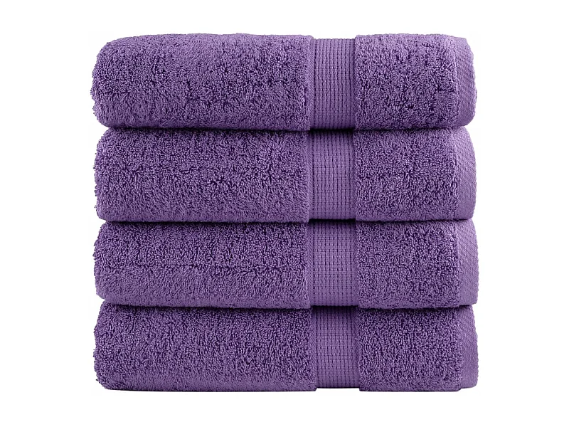 Toalhas de banho premium SOLUND 4 pcs 100x150 cm 600 gsm verde PT135577