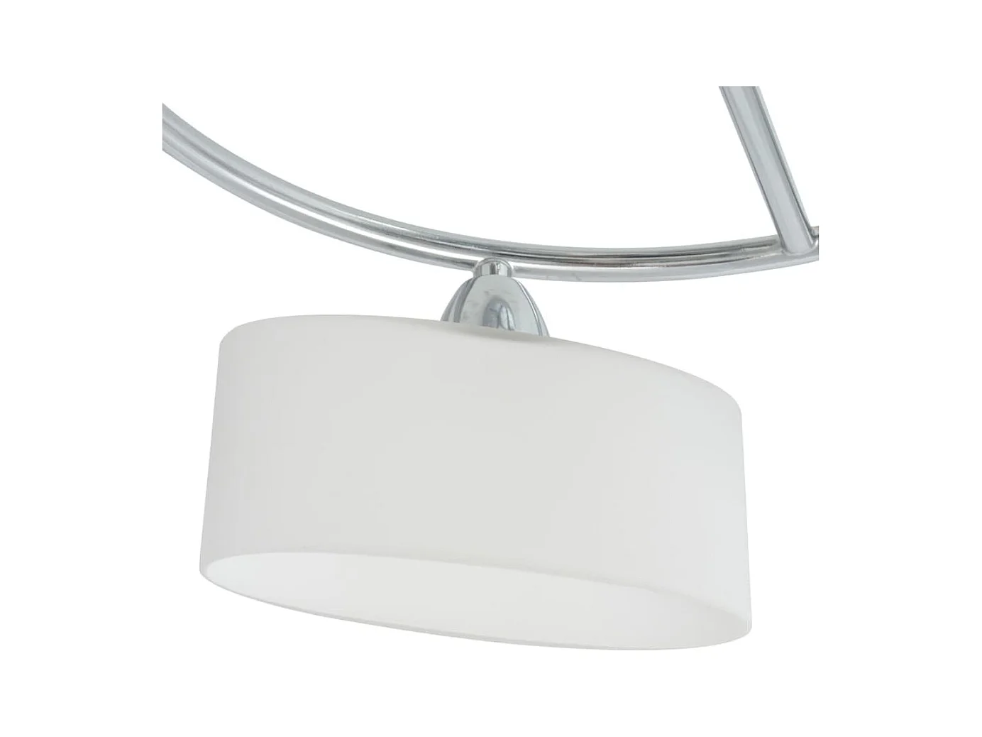 Plafonnier avec 5 globes ellipsoïdes pour ampoules E14 200 W FR114660