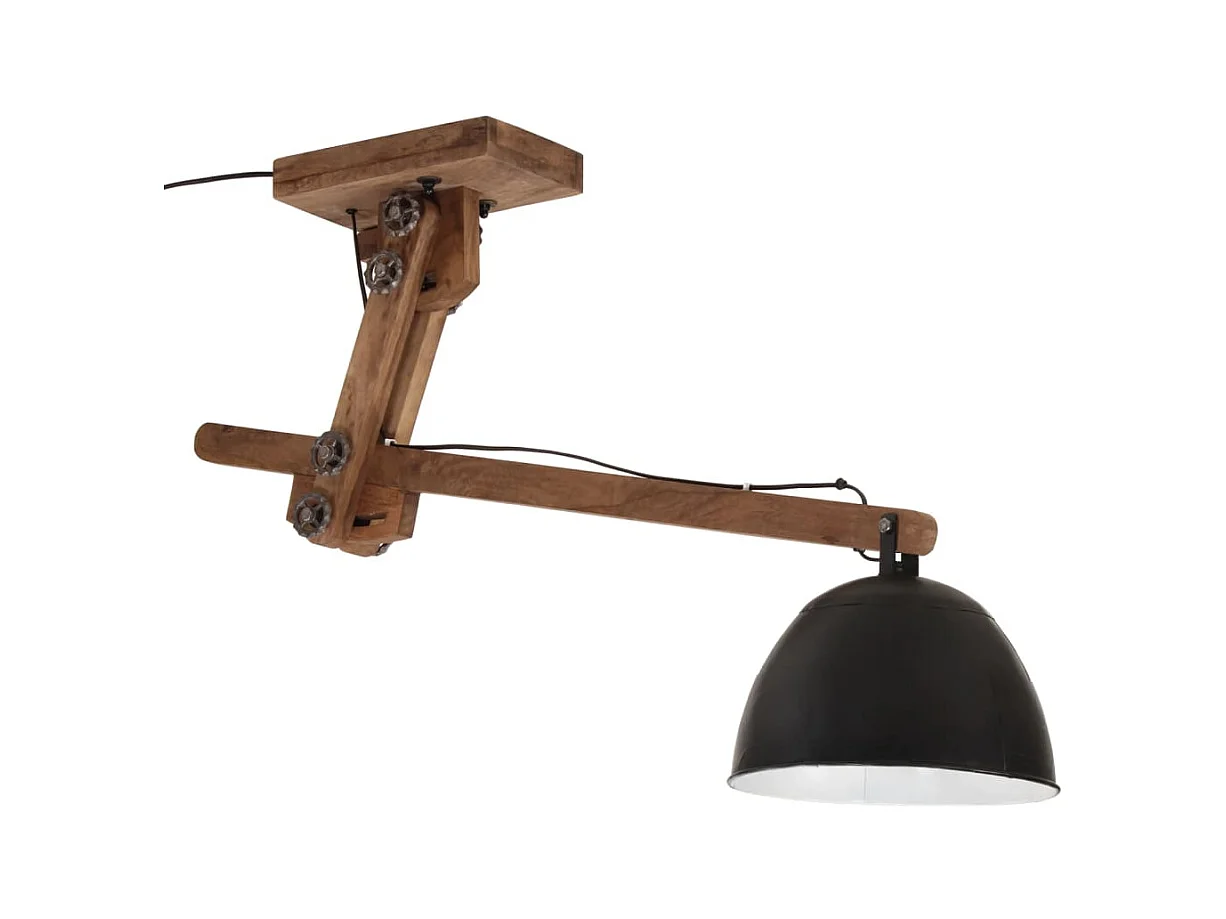 Plafonnier 25 W noir 105x30x65-108cm E27 FR201693