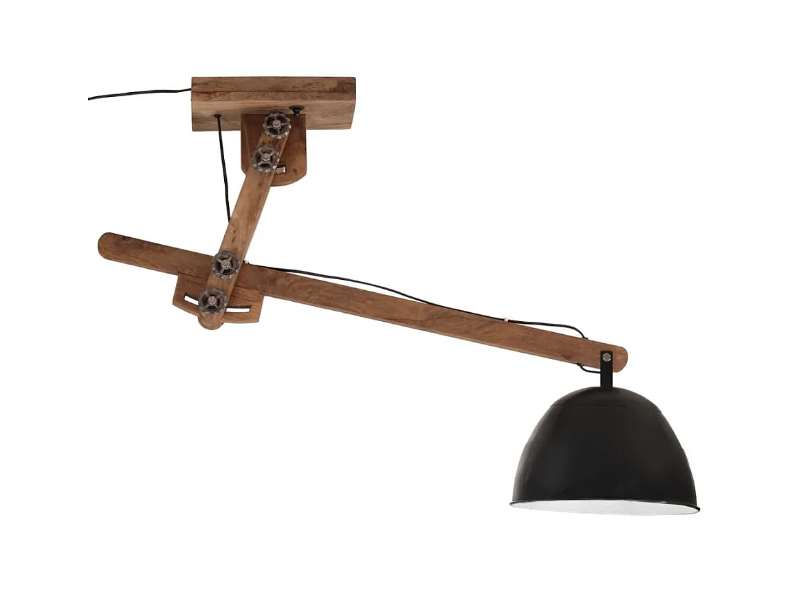 Plafonnier 25 W noir 105x30x65-108cm E27 FR201693