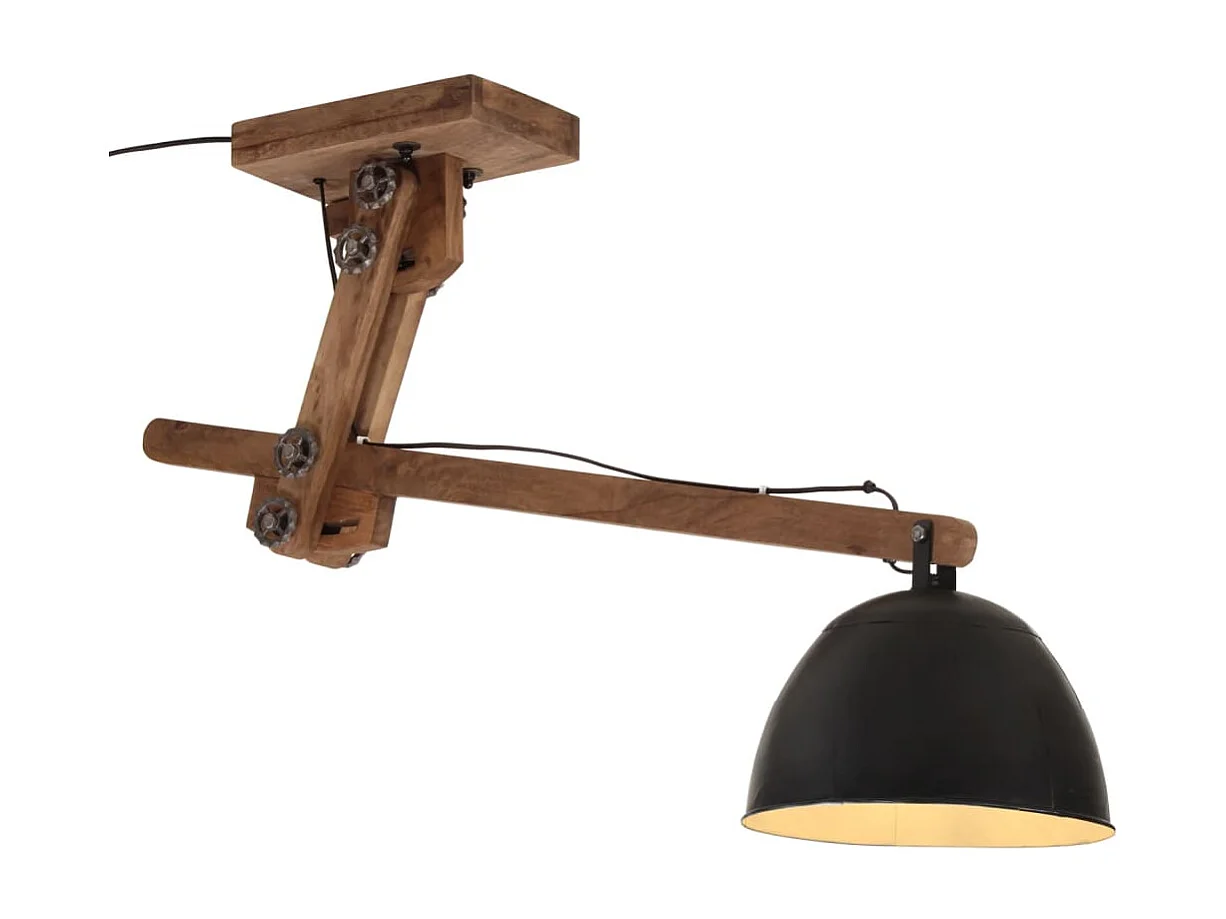 Plafonnier 25 W noir 105x30x65-108cm E27 FR201693