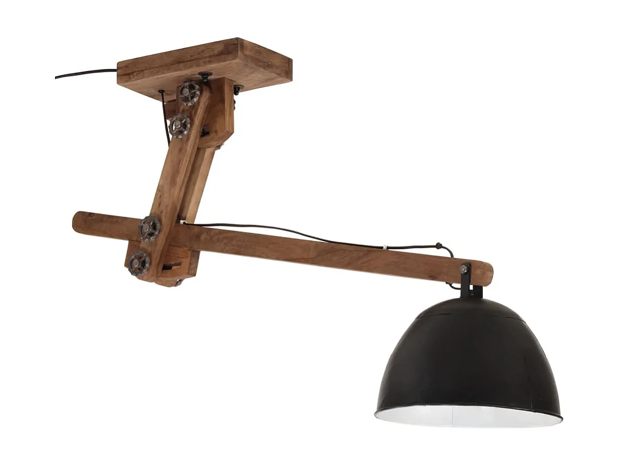 Plafonnier 25 W noir 105x30x65-108cm E27 FR201693