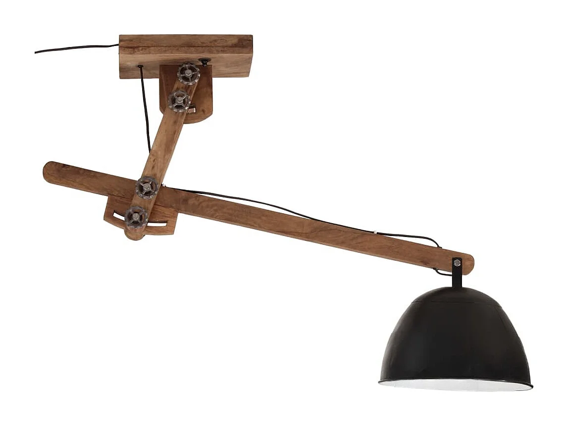 Plafonnier 25 W noir 105x30x65-108cm E27 FR201693