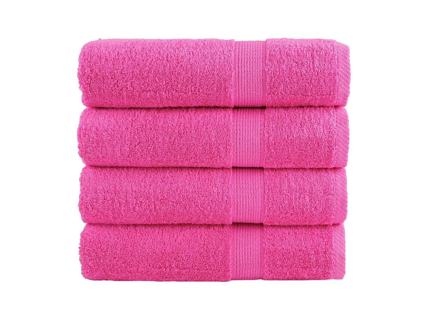 Toalhas de banho premium SOLUND 4 pcs 100x150 cm 600 gsm verde PT469759