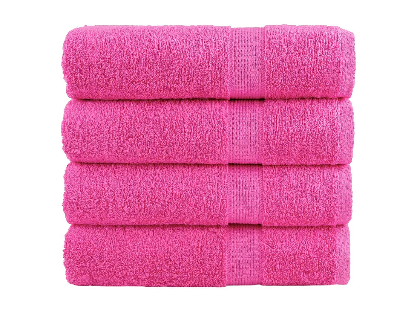 Serviettes de bain de qualité supérieure 4 pcs 100% coton FR918764
