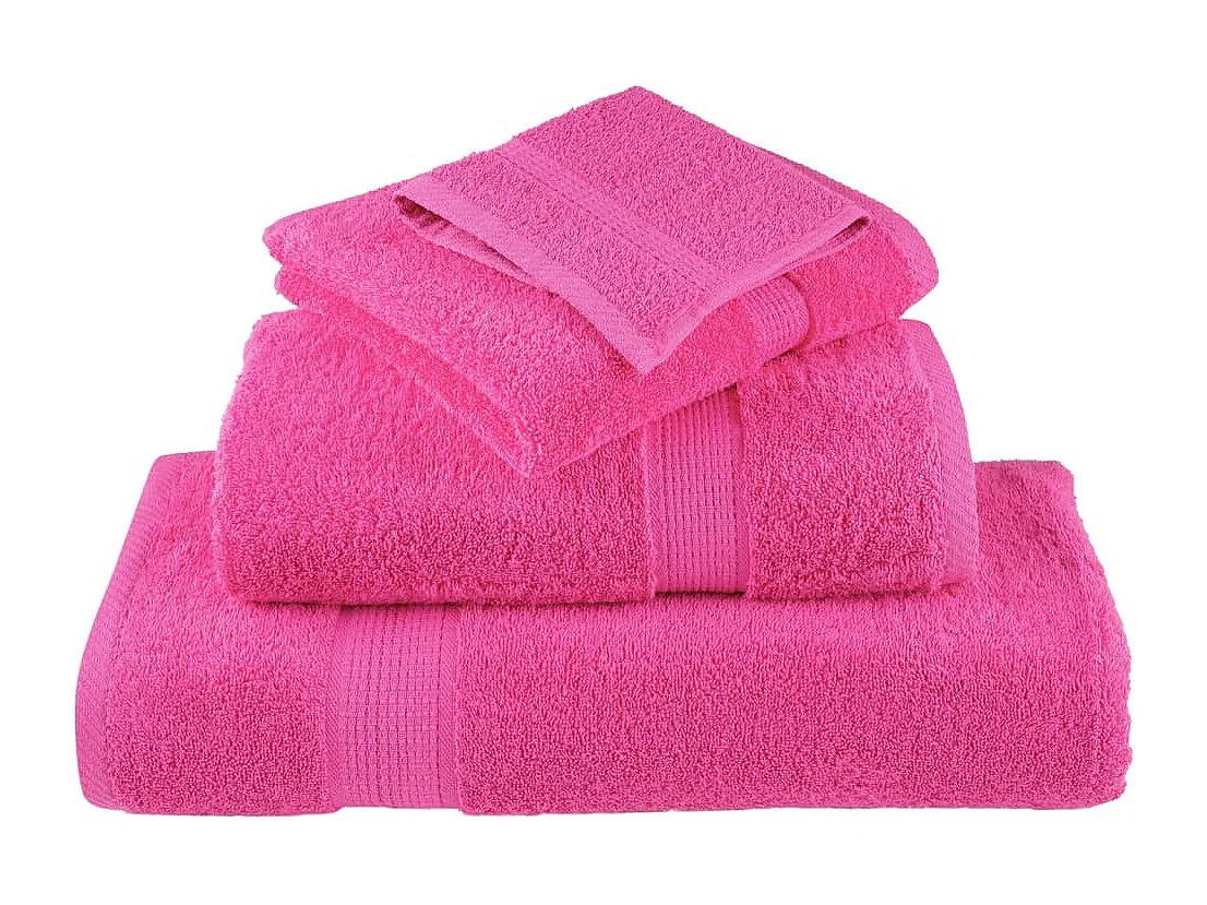 Serviettes de bain de qualité supérieure 4 pcs 100% coton FR918764