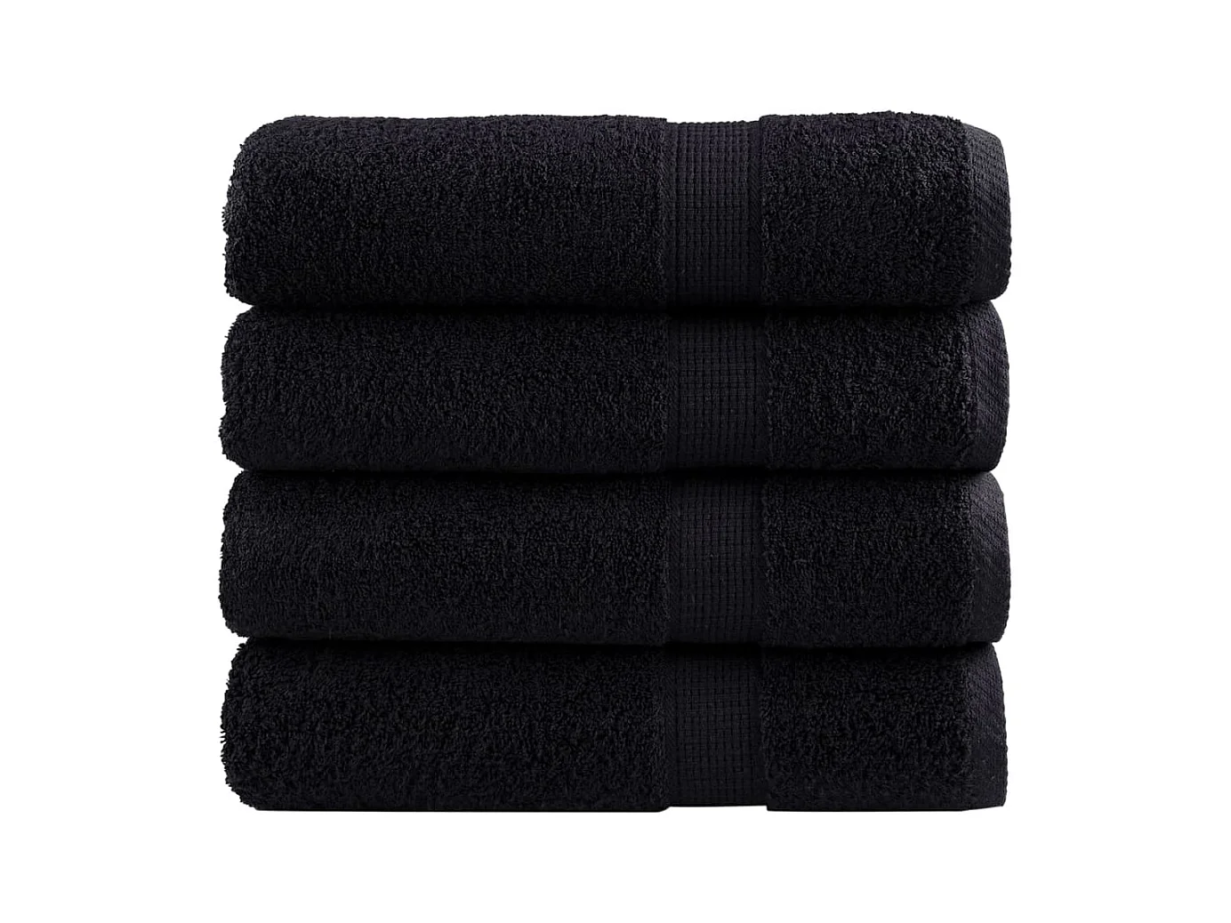 Toalhas de banho premium SOLUND 4 pcs 100x150 cm 600 gsm verde PT209521