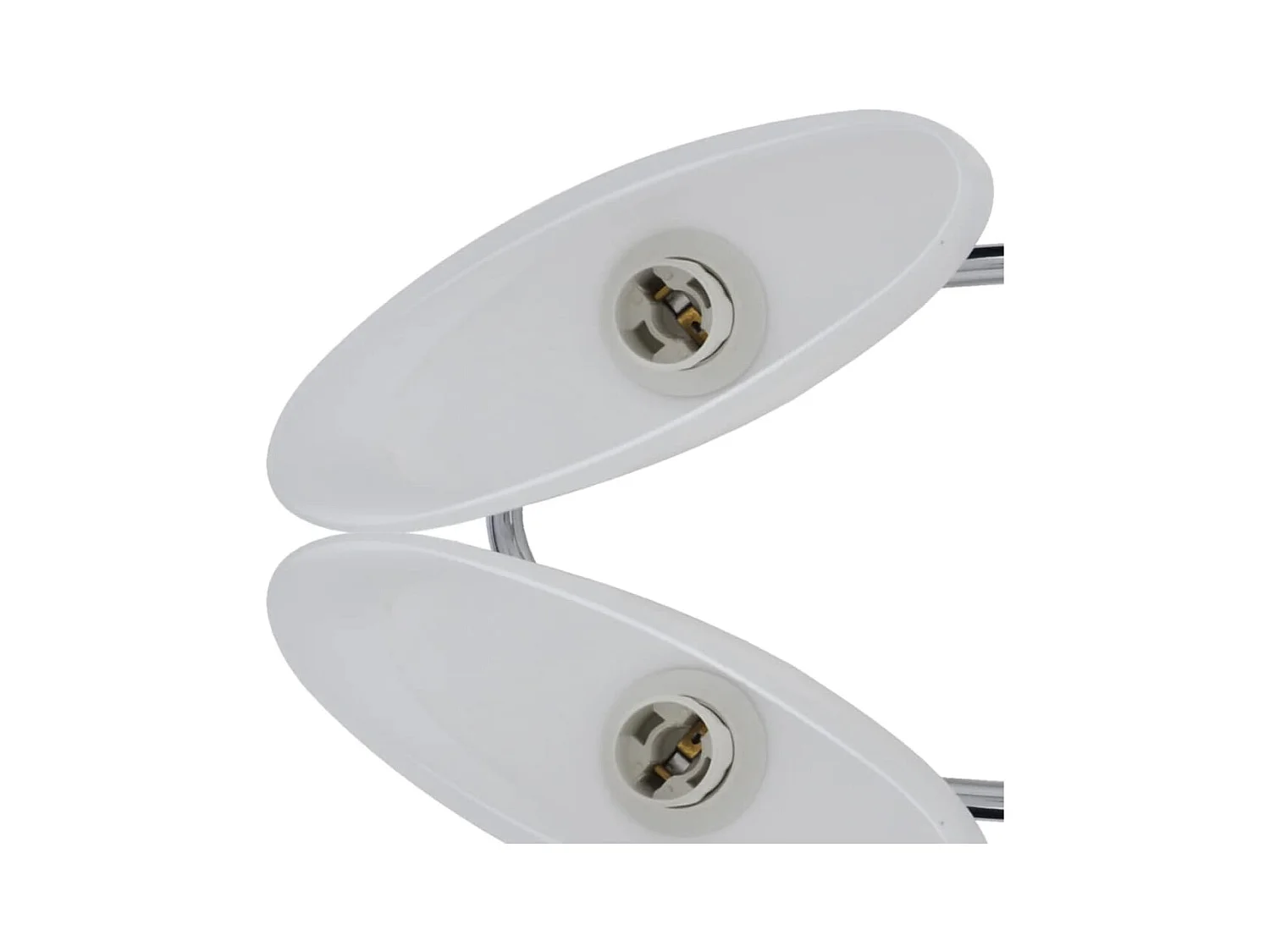 Plafonnier avec abat-jour en verre pour 6 ampoules E14 FR165120