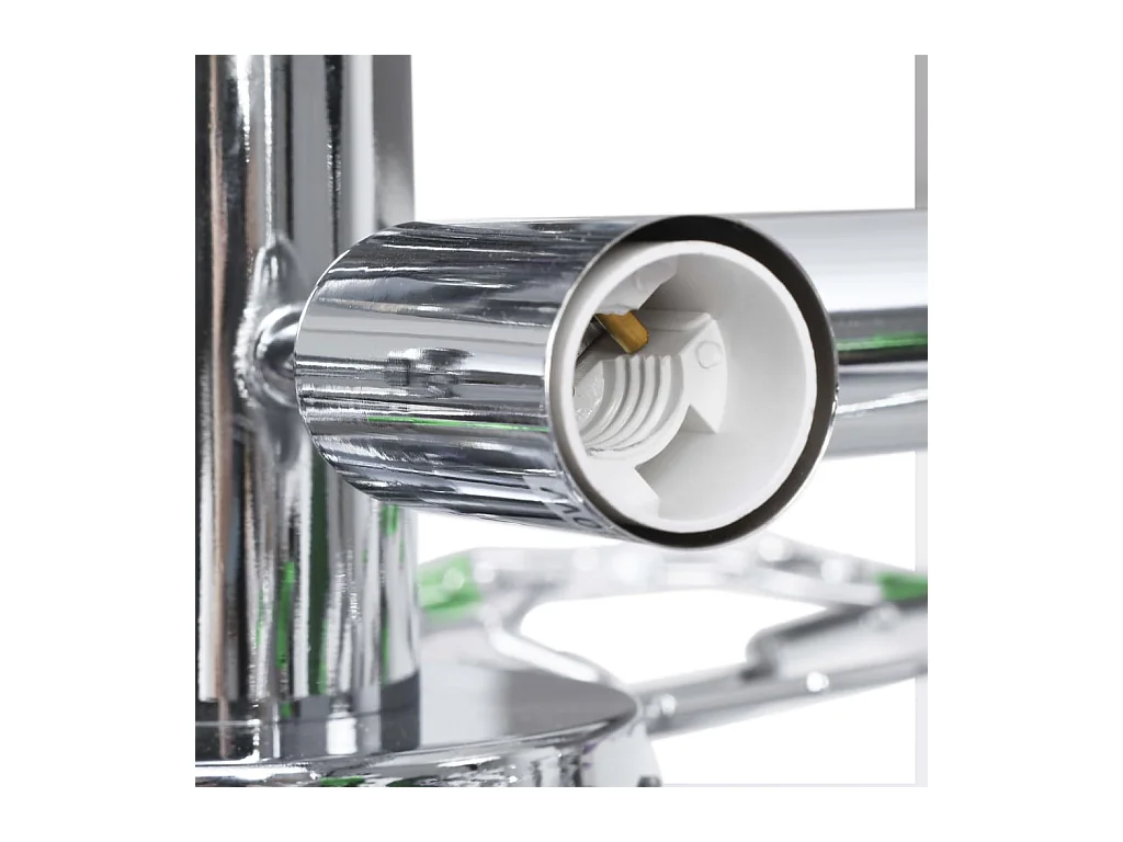 Plafonnier à bras en cristal acrylique 5 ampoules E14 Vert FR703952