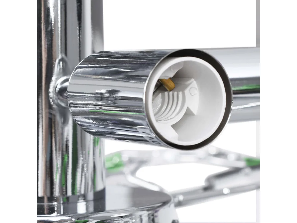 Plafonnier à bras en cristal acrylique 5 ampoules E14 Vert FR703952