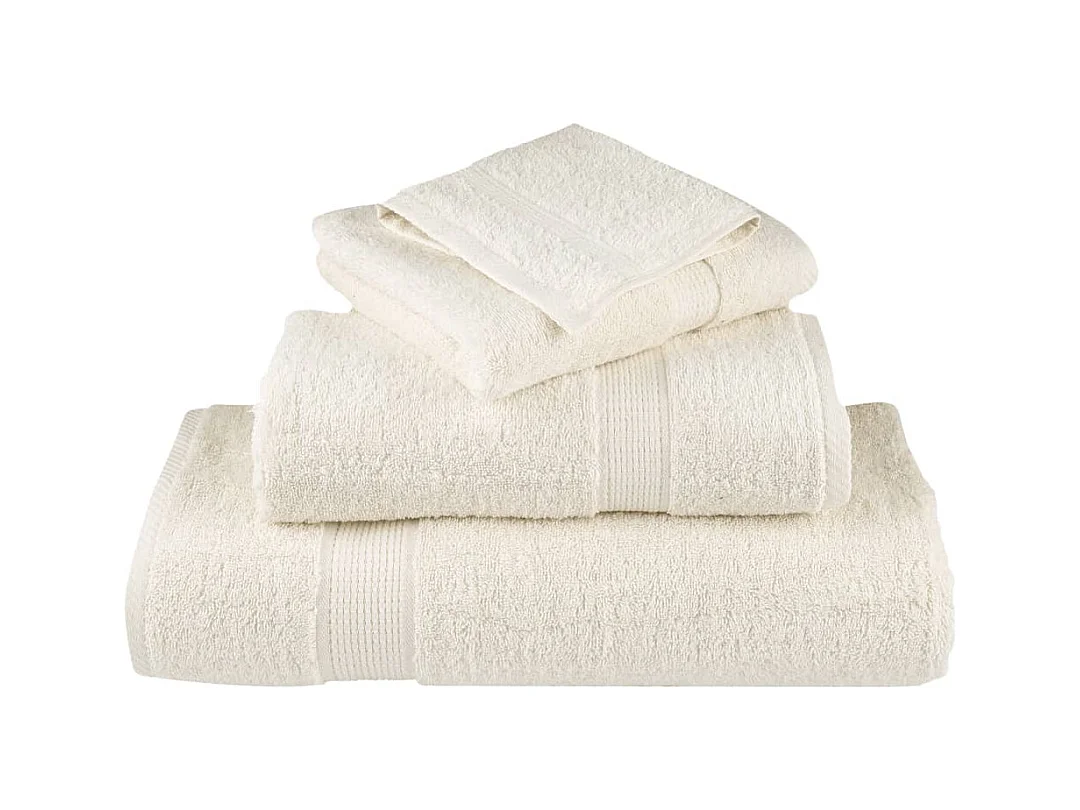 Serviettes de bain de qualité supérieure 2 pcs 100% coton FR373284