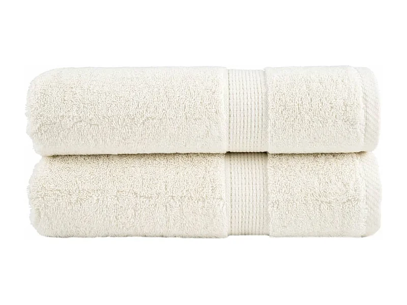 Serviettes de bain de qualité supérieure 2 pcs 100% coton FR373284